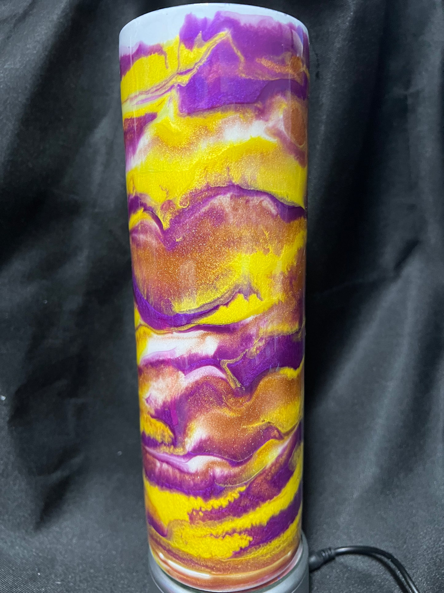 M115 30oz Skinny Yellow and Purple