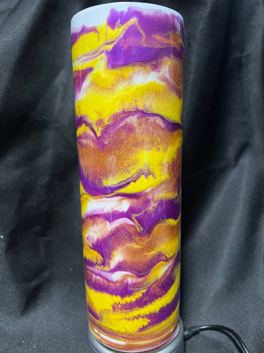 M115 30oz Skinny Yellow and Purple