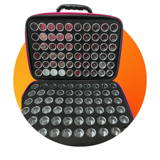 Drill and Rhinestone Portable Storage Case