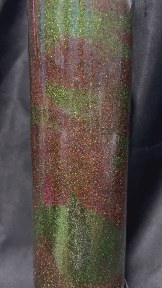 M102 30oz Her Camo made with glitter